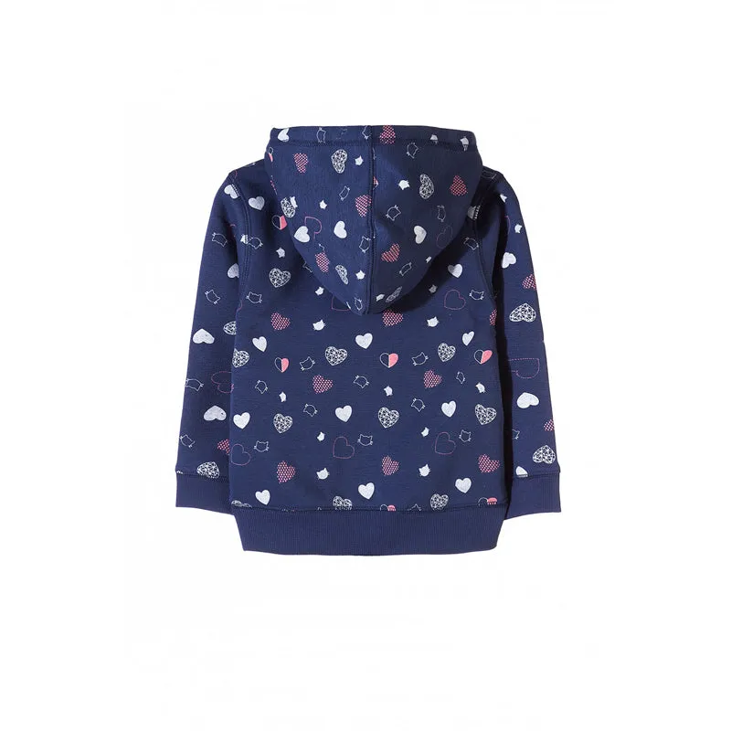 5.10.15 Blue Heart Hoodie 642