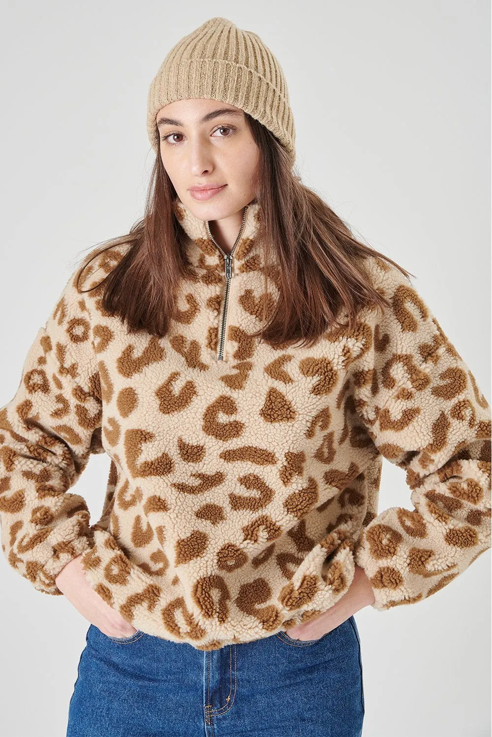 ANIMAL FLEECE JUMPER