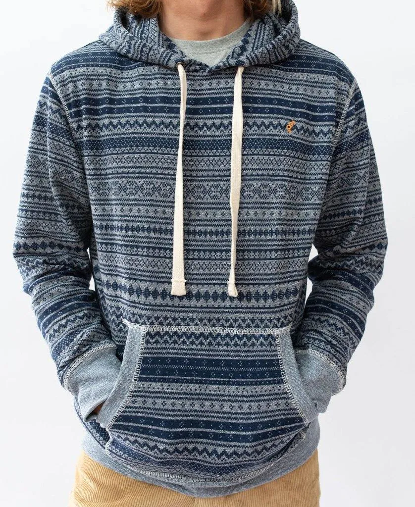 Aztec Hoodie | Wash Navy