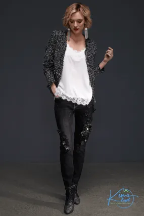 Black Embellished Jean Black Embellished Jean
