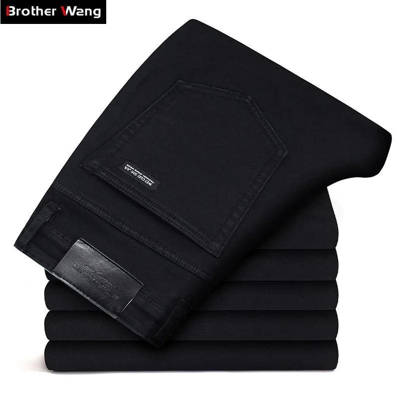 Brands Jeans Trousers New Black Elasticity Skinny Jeans