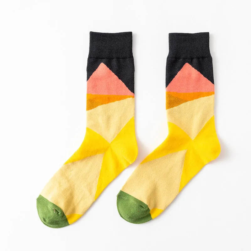 Casual Street Wear Cartoon Print Socks Set
