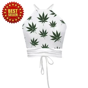 Dank Master Halter Weed Crop Top