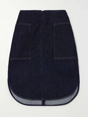 Organic denim skirt