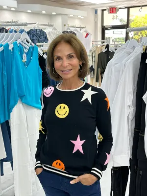 Smile and Star Sweater