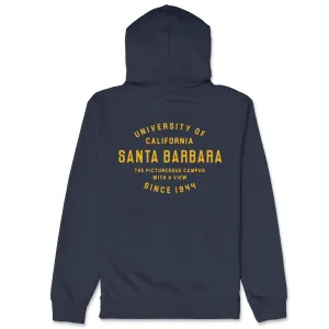 UCSB Blockletter Full Zip Hoodie [Discontinued]