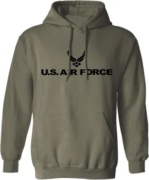 zerogravitee Air Force Pullover Hooded Sweatshirt in Sport Grey